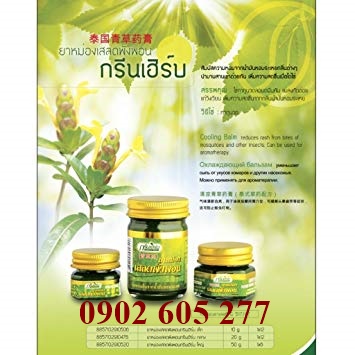 Dầu cù là thơm Green Herb 50gr Thái Lan
