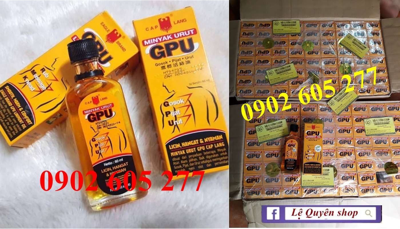 Điểm nổi bật của Dầu Minyak urut GPU chính hãng – diem noi bat cua dau minyak urut gpu chinh hang