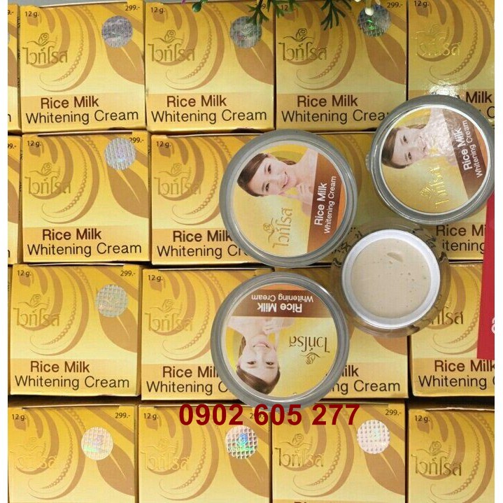 Kem Dưỡng Trắng Da Trị Nám Tàn Nhang Rice Milk Cream Thái Lan